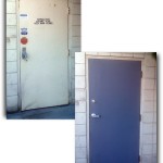 This job had a failed door and lock system. We corrected the problem with a new door and locks.